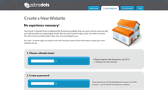Desktop Screenshot of hosting.zebradots.com